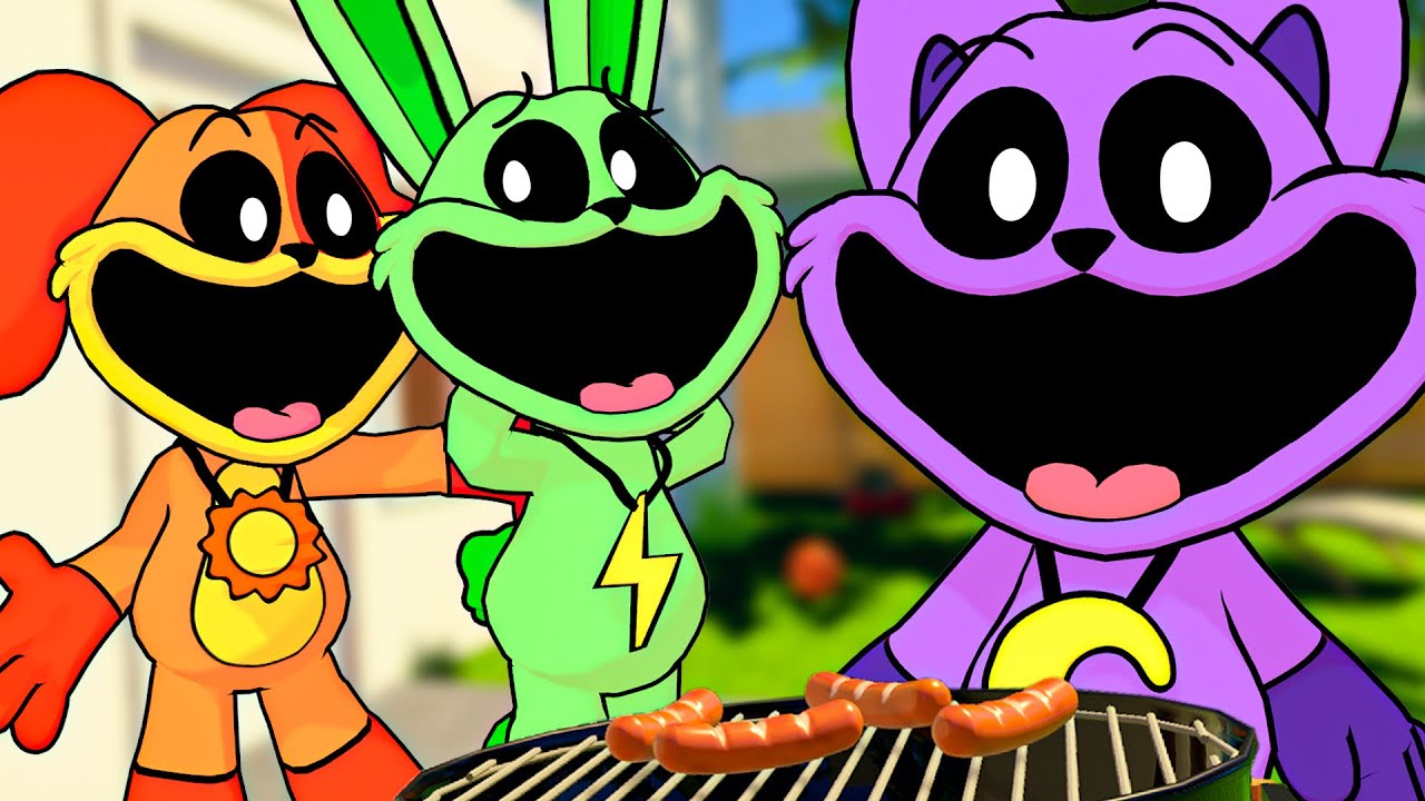 Churrasco na casa do Catnap e a Hoppy estava uma DELICIA
