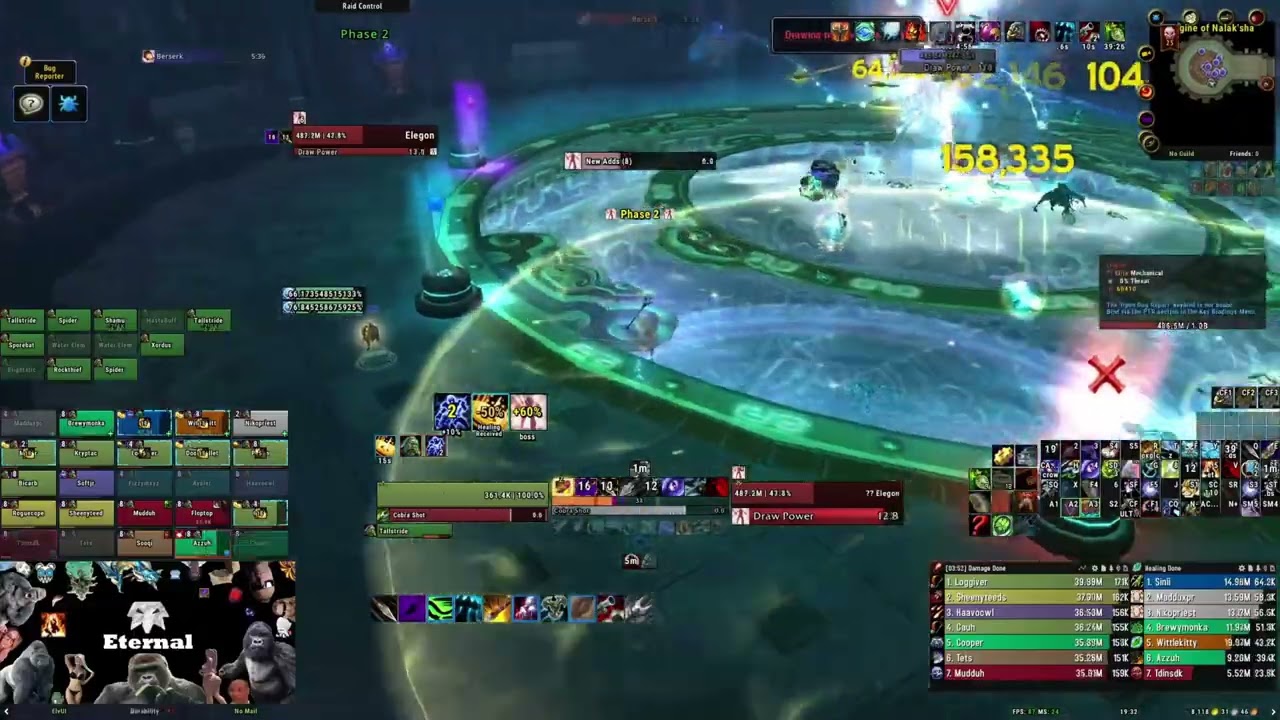 Mists of Pandaria BETA | Elegon Heroic 25m Kill (technically) | Survival Hunter PoV