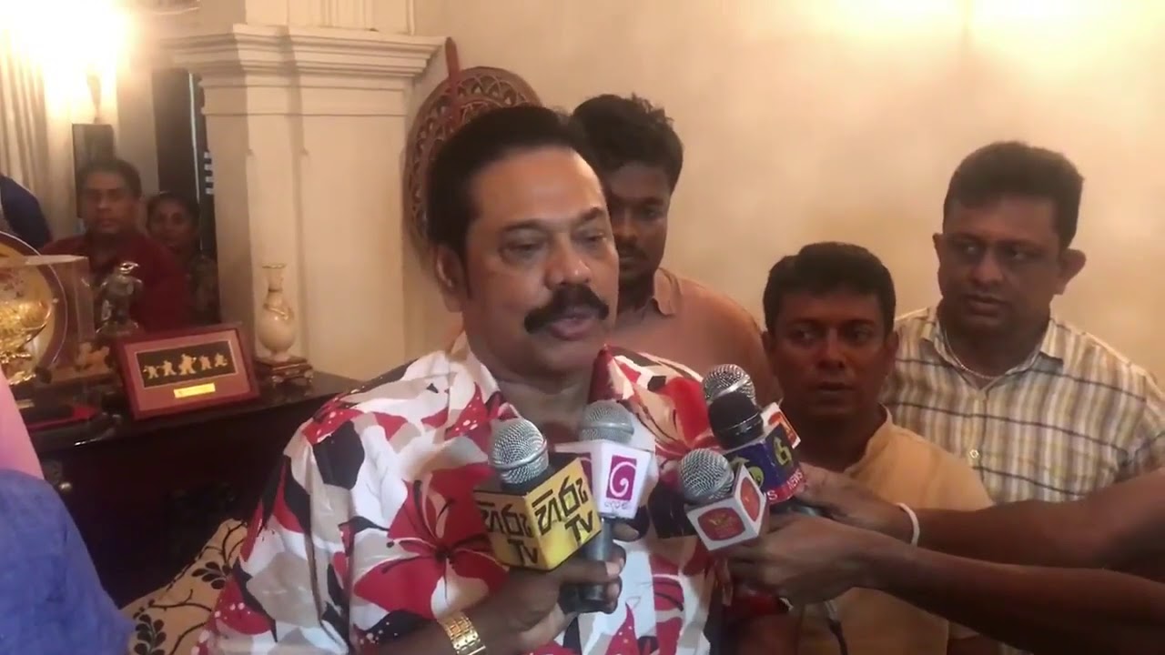 Election 2018 Sri Lanka Mahinda Rajapaksha Pohottuwa Celebrating the winning Happy Election results