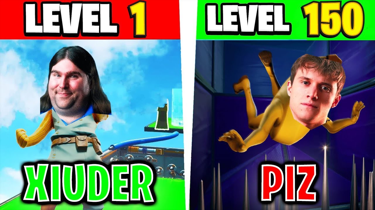XIUDER PIZ E REKINS FANNO UNA DEATHRUN PRIMA DELLE FNCS! CON DOPPIA CAM [DIVERTENTE]
