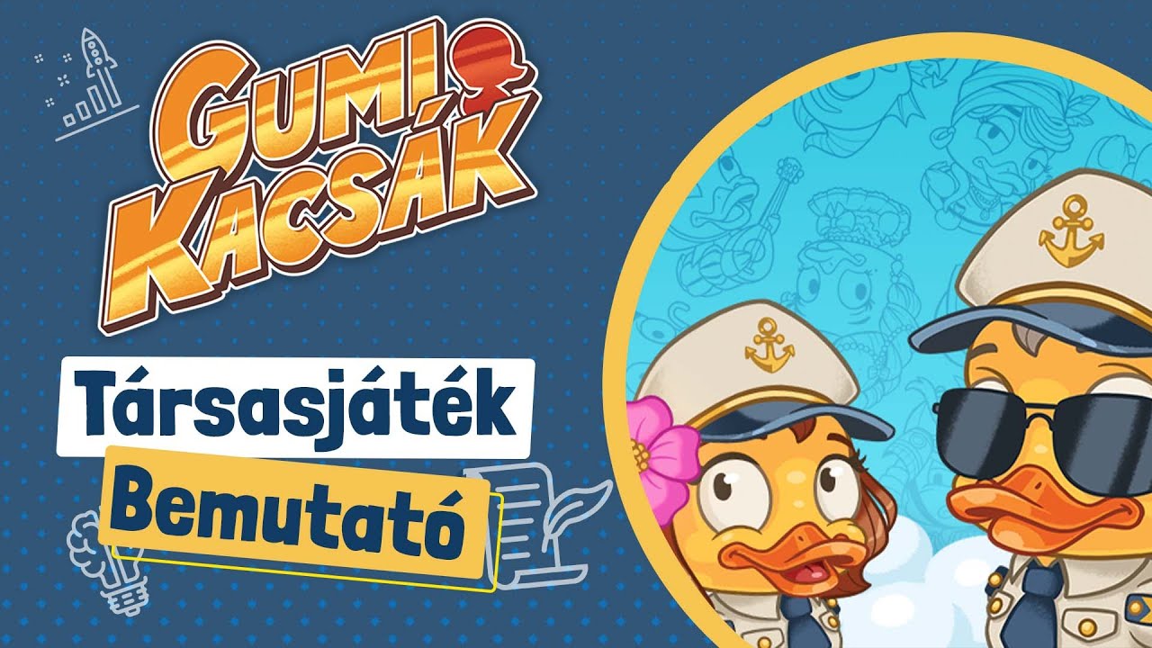 Háp-háp-háp jönnek a kacsák | Gumikacsák bemutató és játékszabály