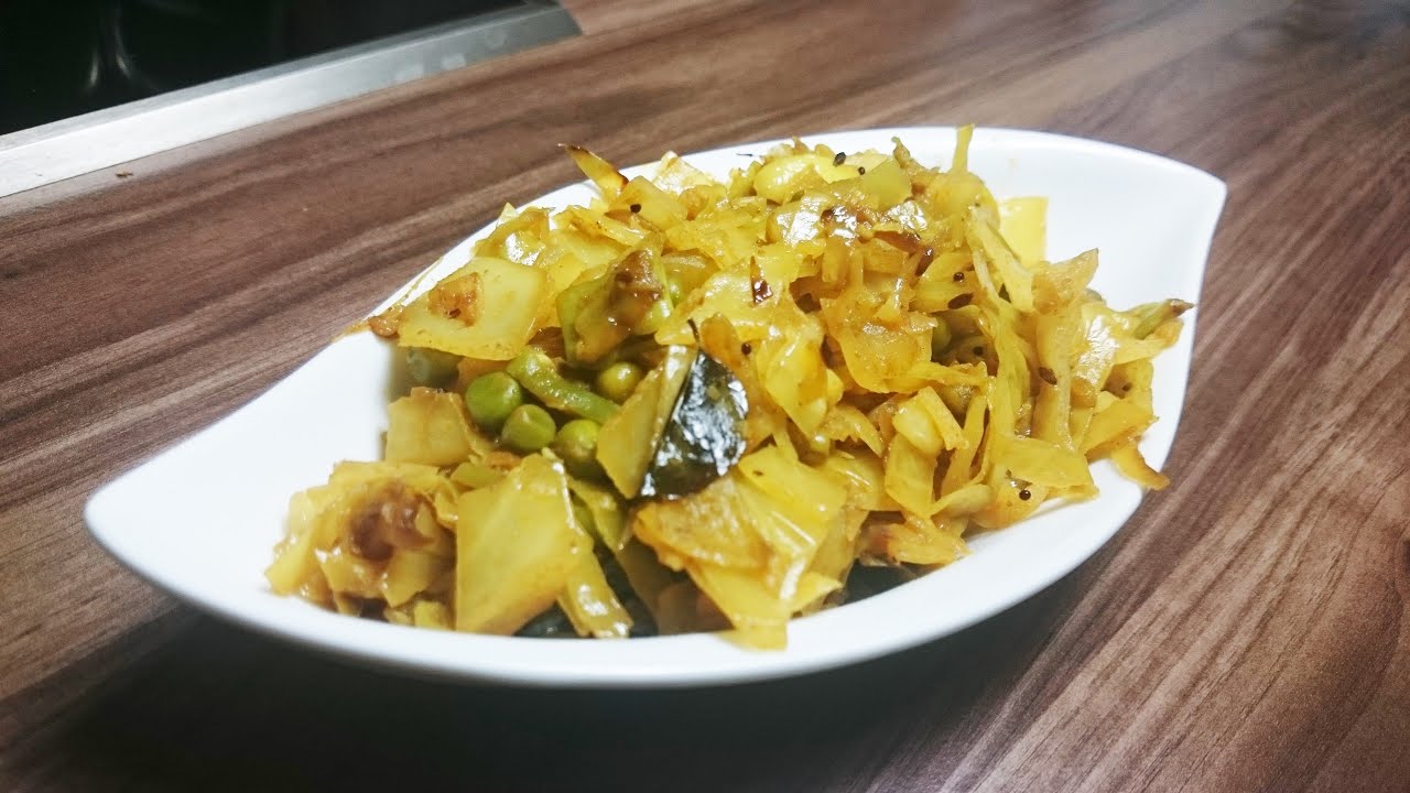 Indisches Weißkohl-Curry: Gebratener Weißkohl mit Erbsen Rezepte