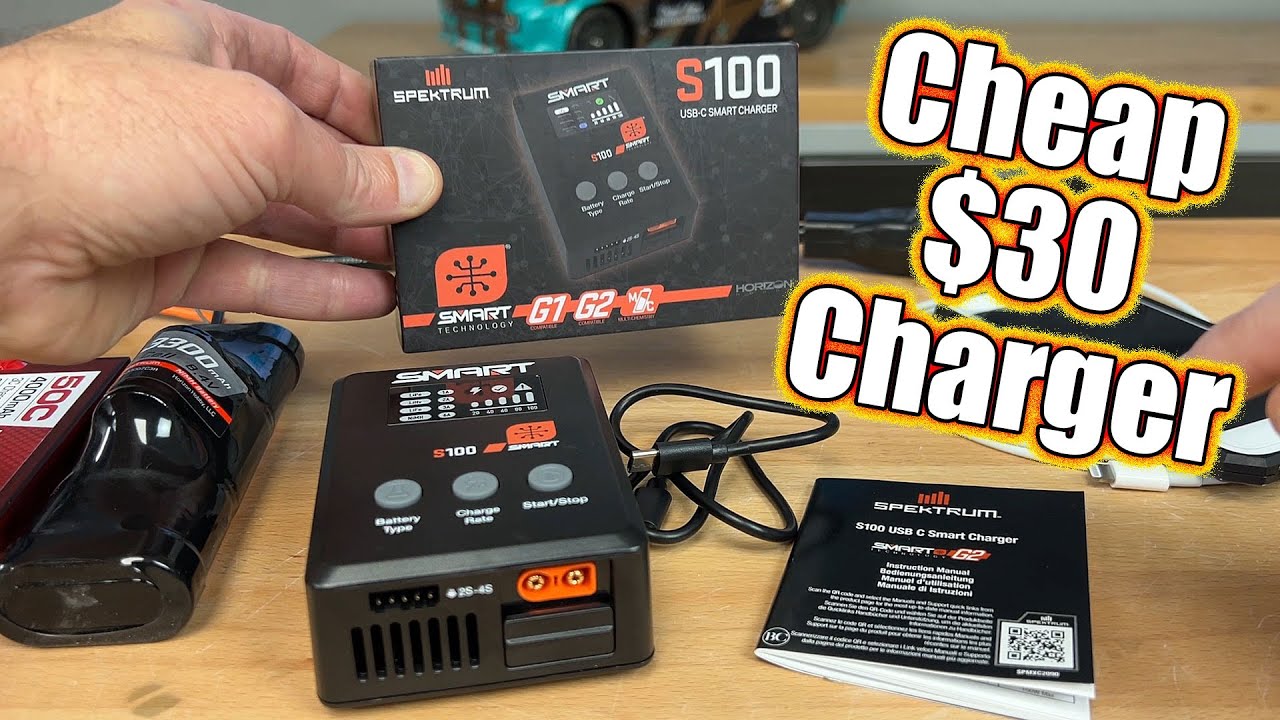 Budget RC Car Battery Charger! Spektrum S100