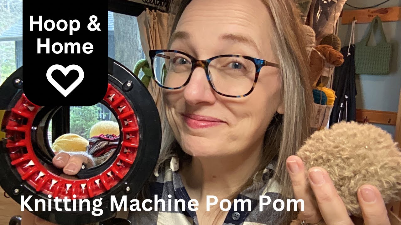 Circular Knitting Machine 🧶 Pom Pom