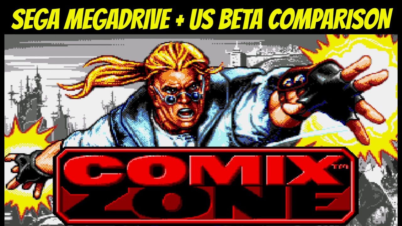 SEGA Comix Zone ‐ European Megadrive vs US Beta version | A Comparison of the Intro + Episode 1