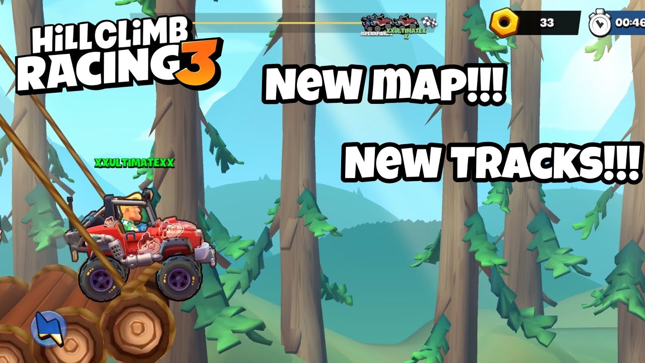 Hill Climb Racing 3 | New Update New map Whispering Pines New track!!! 🌲