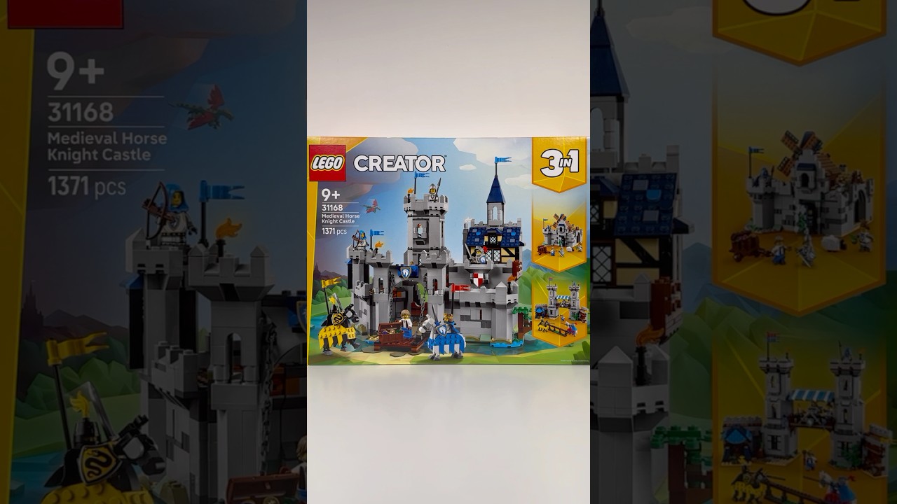 LEGO Creator 3-in-1 Medieval Horse Knight Castle!