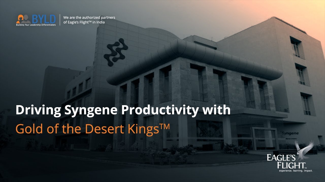 Driving Syngene Productivity with Gold of the Desert Kings&trade;