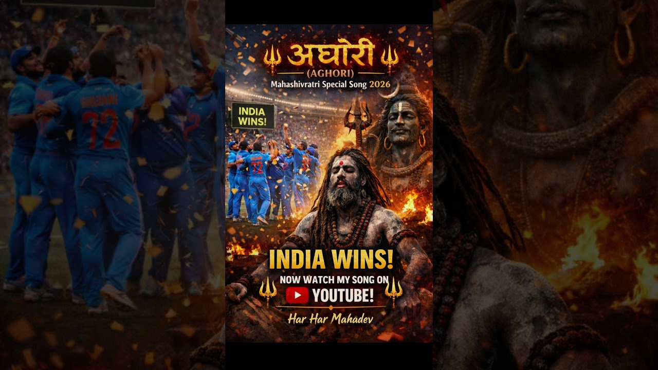 Congratulations Team India 🇮🇳 #aghori #mahakal #mahadev #teamindia #worldcup2026