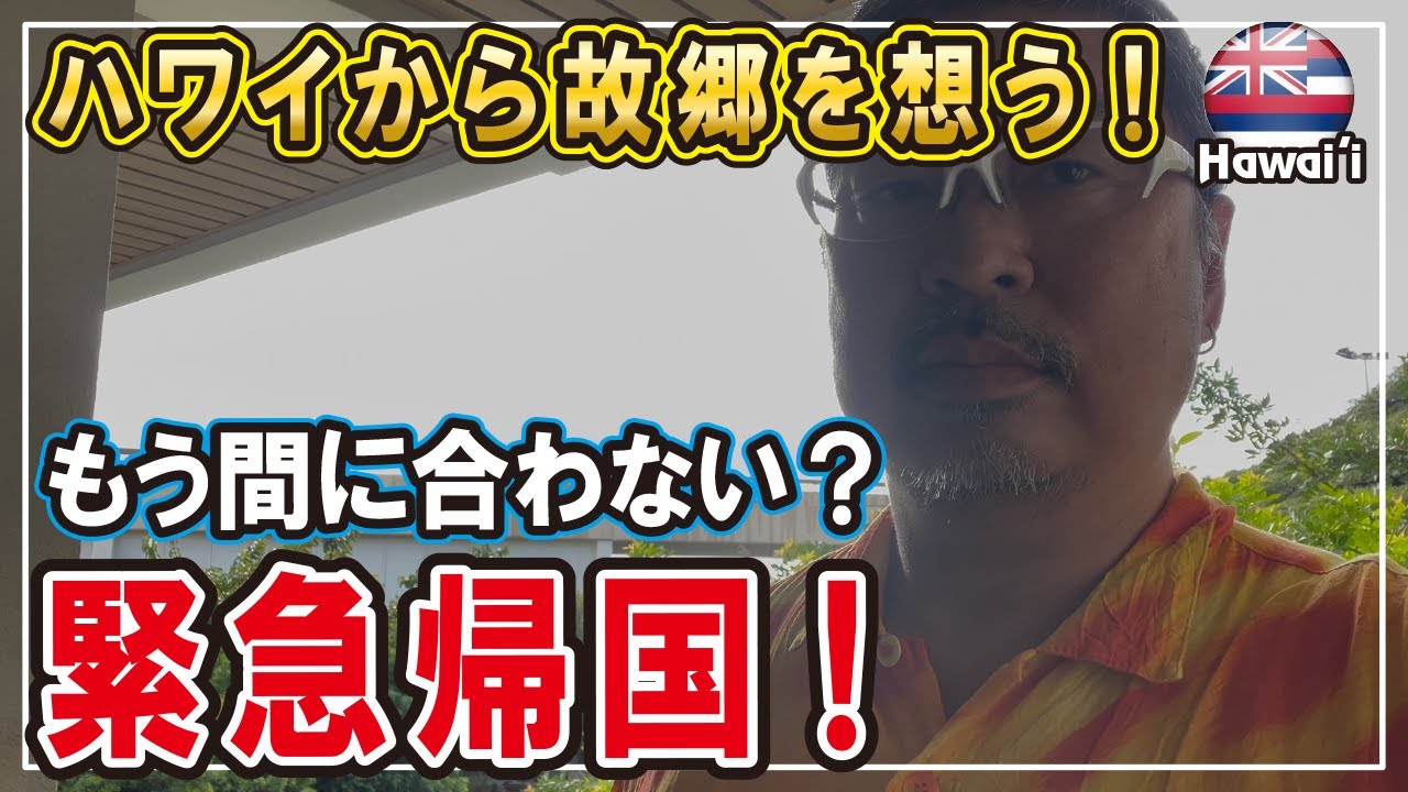 【緊急帰国！】間に合わなかった。。。ハワイから故郷を想う！父を思いて。 #ハワイ #ハワイ移住 #子育て #海外生活vlog