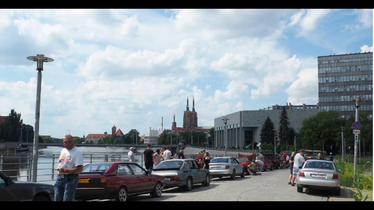 Relacja spotu Wrocław z gratem 28.06.2020 - Audi 80, Fiat 126p, Polonez, Saab 900, VW Santana, Jetta