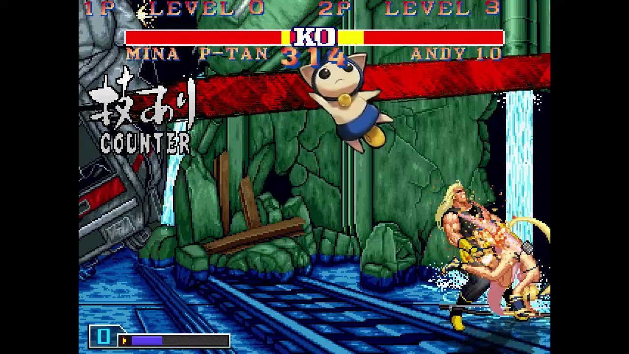 MINA VS ANDY   Street Fighter ll Deluxe MUGEN