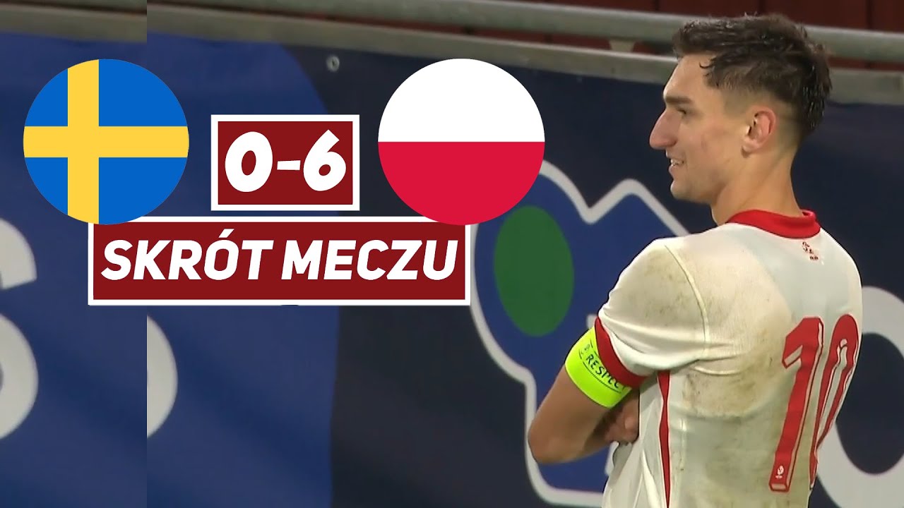 Szwecja - Polska [0-6] skr&oacute;t meczu | Genialna gra Polak&oacute;w, pokaz siły ekipy Brzęczka | El. Euro U21