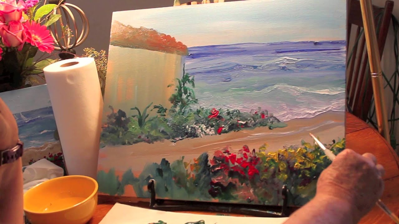 Paint Wet on Wet with Acrylics: Marge Kinney Art Show