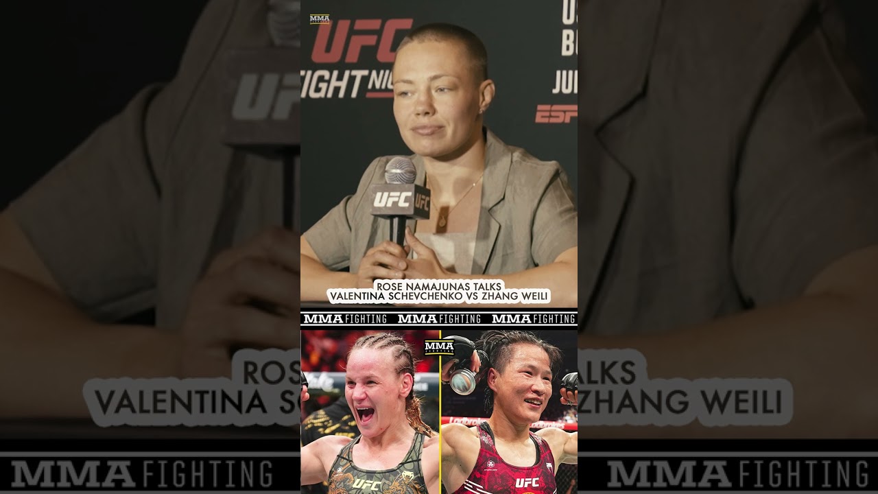 Rose Namajunas on Valentina Shevchenko vs. Zhang Weili - MMA Fighting