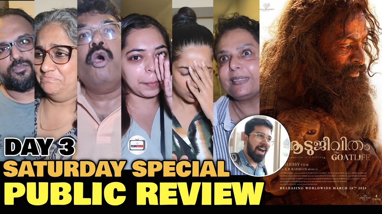 The Goat Life (Aadujeevitham) PUBLIC REVIEW & Craze ft. Admin Revi | Day 3 | Prithviraj Sukumaran