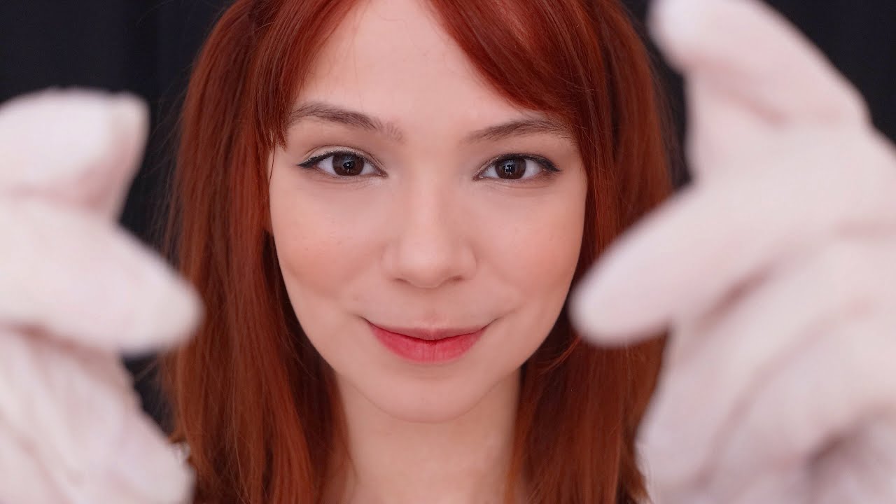 ASMR Latex Gloves Ear and Face Massage for Sleep, Relaxation and Study | No Talking