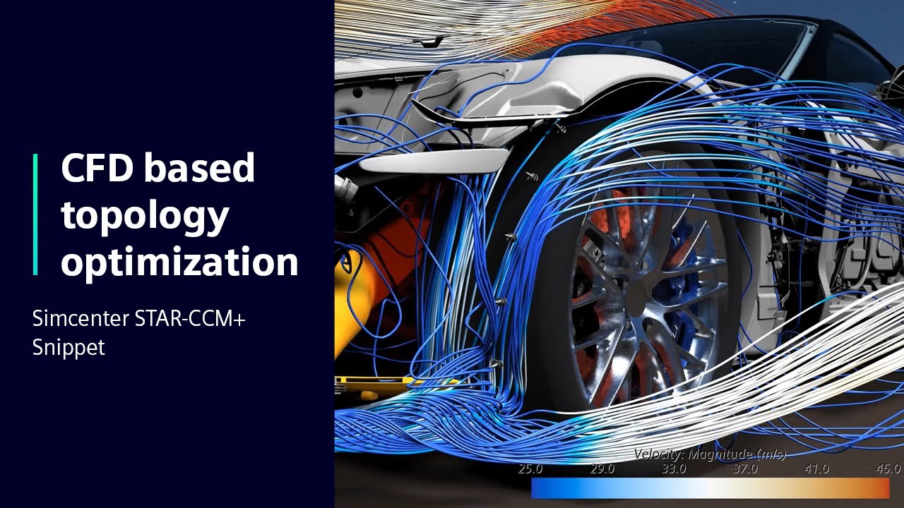 CFD based Topology Optimization | Snippet Simcenter STAR-CCM+ #HowToSimcenterSTARCMM #SimcenterCFD