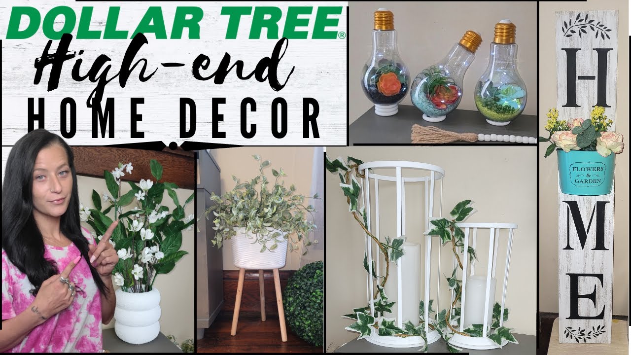DOLLAR TREE High-end Home Decor DIY'S | YOU WONT BELIEVE HOW EASY!
