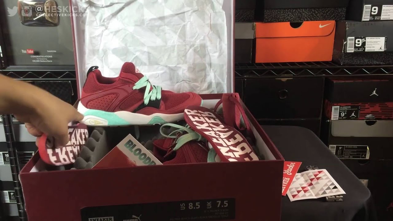 &lsquo;BLOODBATH&rsquo; SNEAKER FREAKER x PUMA UNBOXING REVIEW