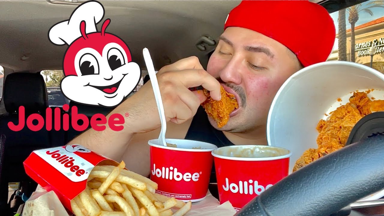 Jollibee Fried Chicken FEAST MUKBANG EATING SHOW