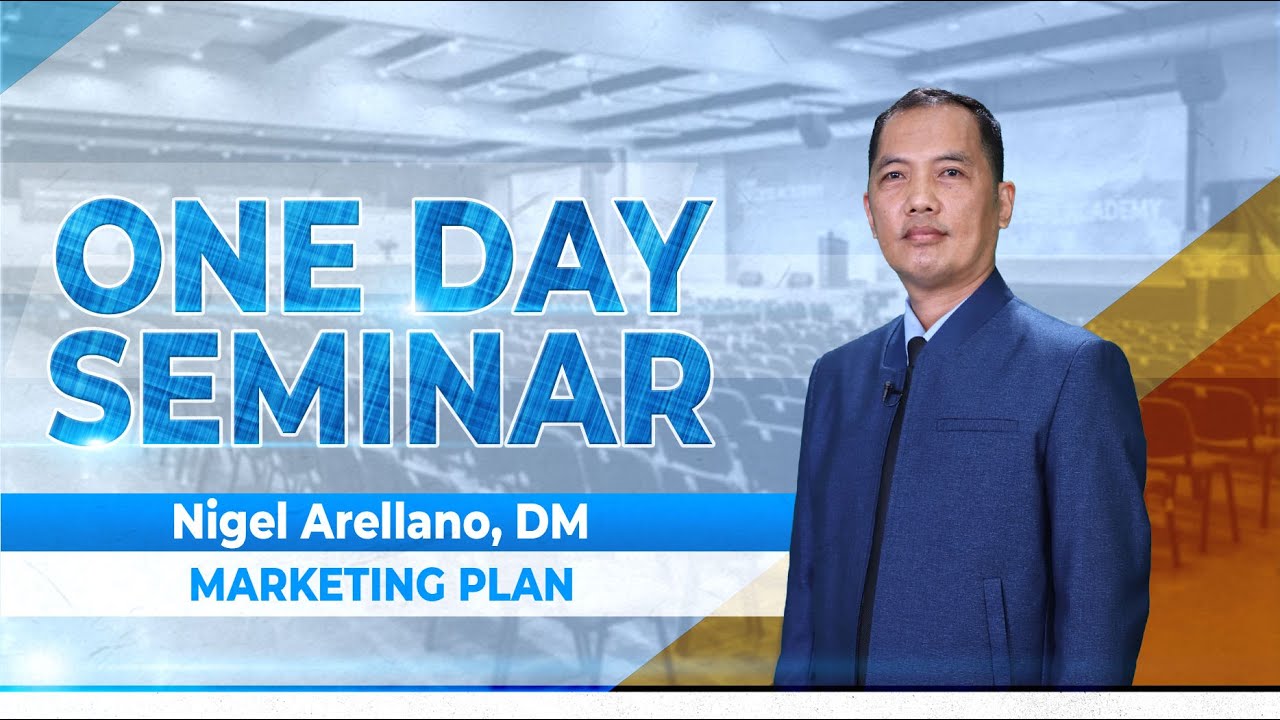 Marketing Plan by Mr. Nigel Arellano, DM