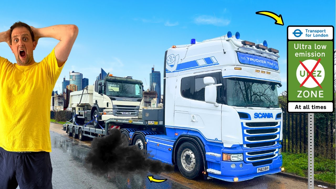 I TOOK MY TRUCK THROUGH LONDON ULEZ | *BIG MISTAKE* | PT1 | #truckertim