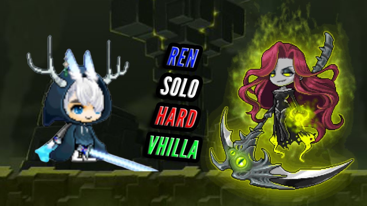 [Maplestory CW2] Hard VHilla - Ren solo run 49mil CP