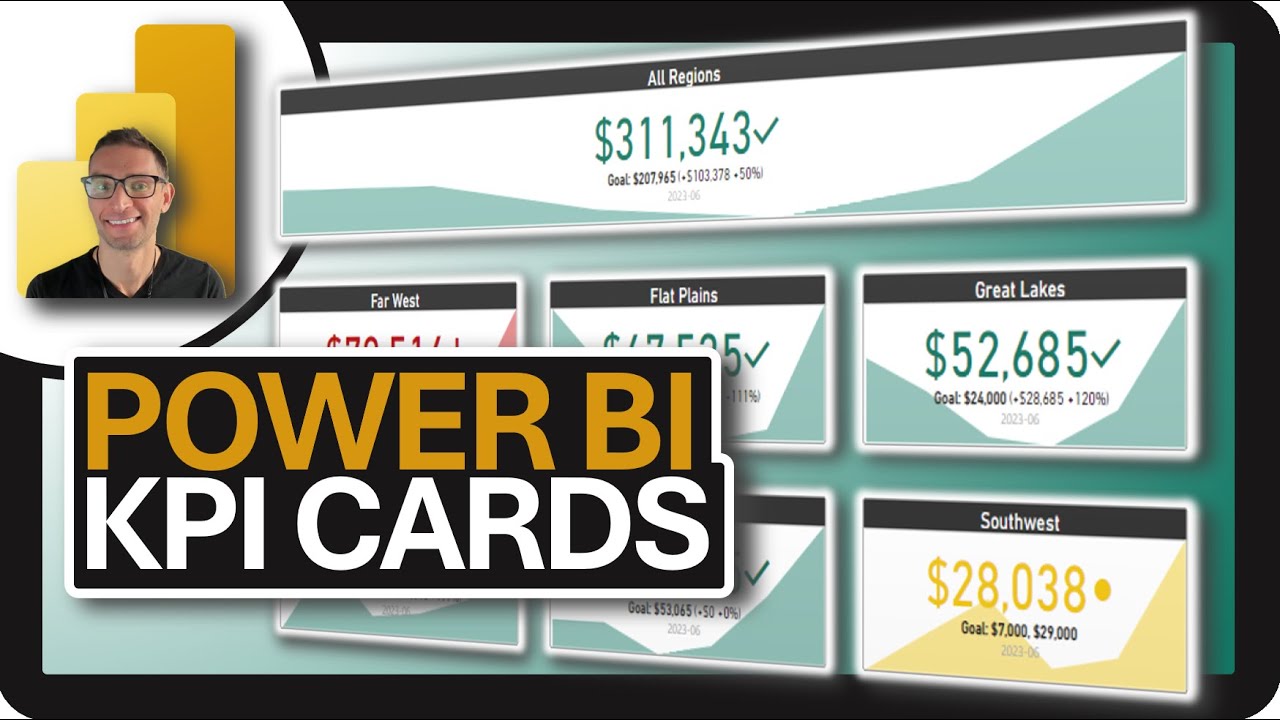 Освоение Power BI KPI CARD: подробное руководство!