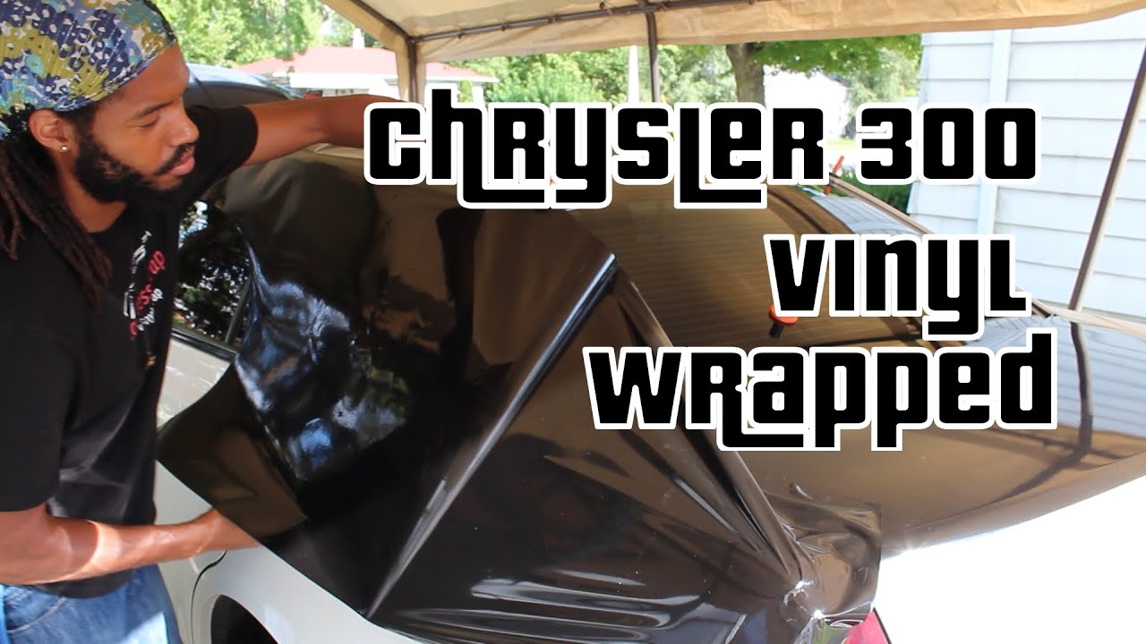 Chrysler 300 Vinyl Wrap Pillars