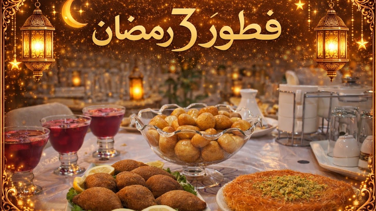 فطور ثالث يوم رمضان2026🌙|| ثالث أيام الخير مع أغلى الناس (أبوي وأمي) 💕