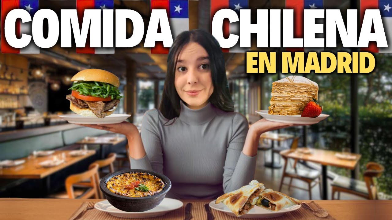 ¡PRUEBO la MEJOR COMIDA CHILENA en MADRID con una EXPERTA!