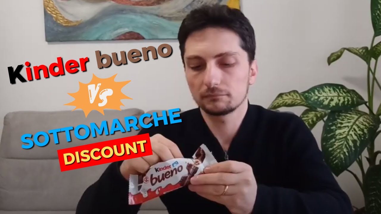 KINDER BUENO vs SOTTOMARCHE 🍫 Lidl, Md, Eurospin - Qual è il più buono?