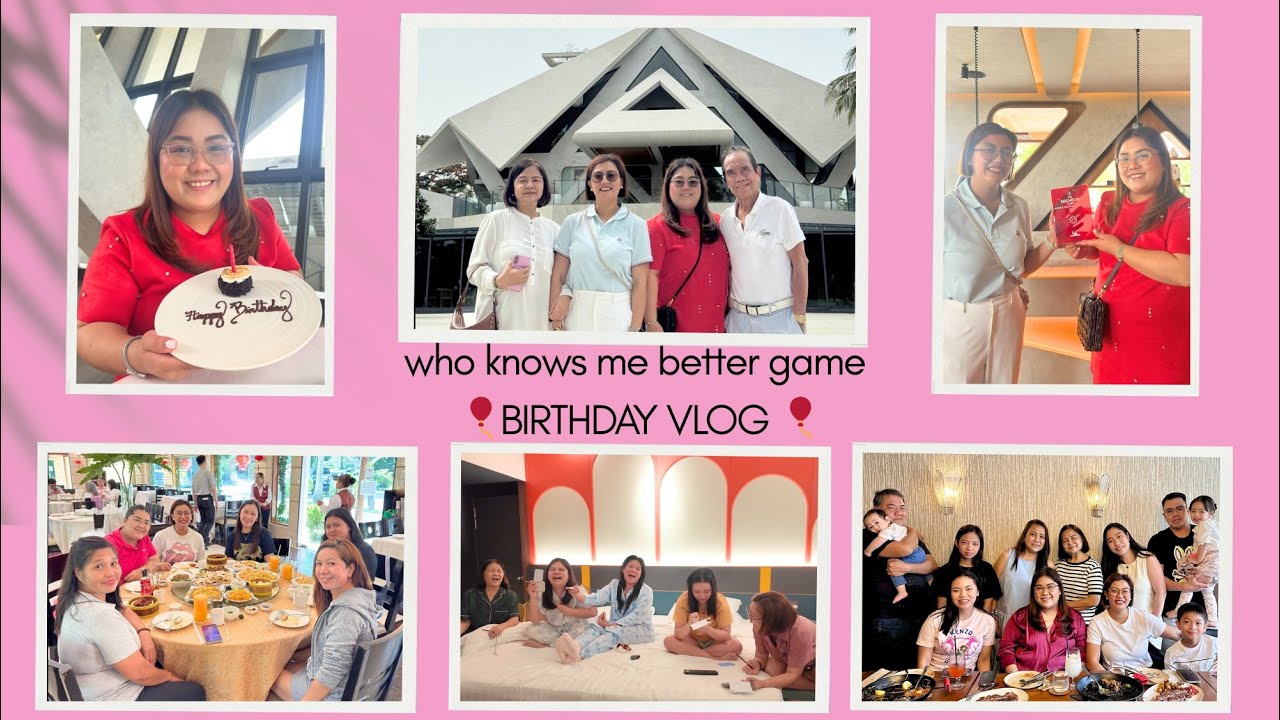 🎈BIRTHDAY VLOG 🎈 & who knows me better game 😅