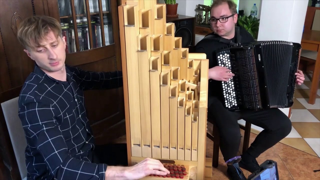Edvard Grieg - From Holberg's Time. Praeludium for button portative organ and accordion