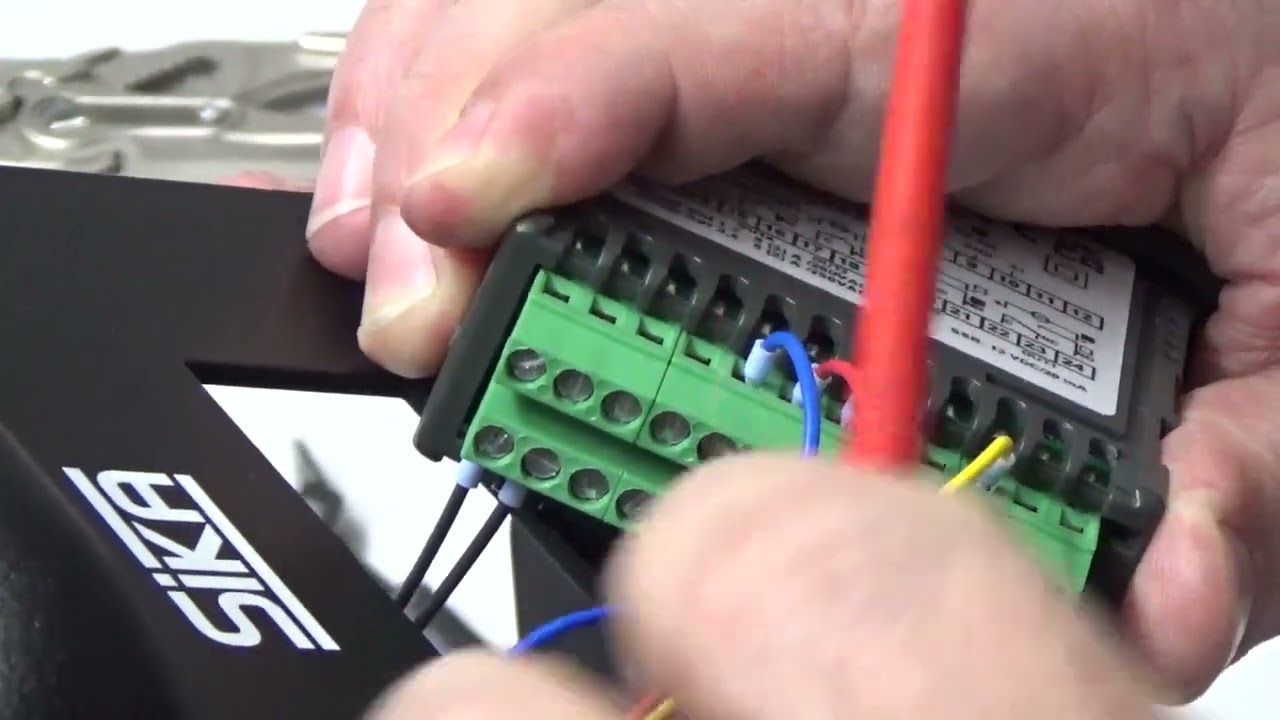 SIKA TP Solid & Basic - How to mount a controller (heating calibrators)