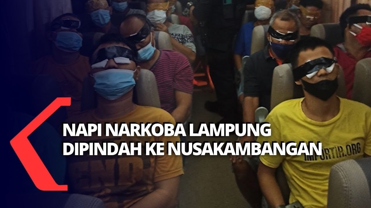 19 Napi Narkoba Asal Lampung dipindahkan ke Nusakambangan