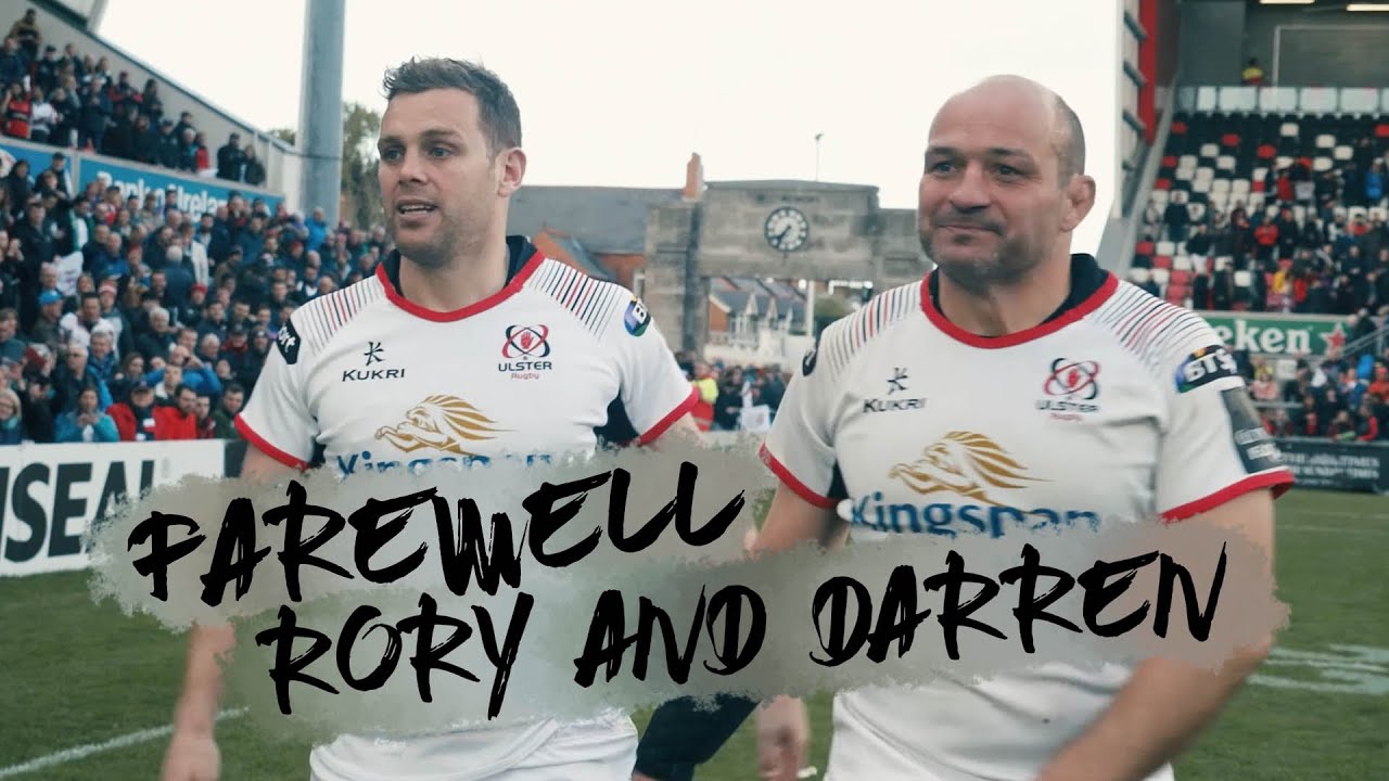 Rory Best and Darren Cave bid farewell to Kingspan Stadium