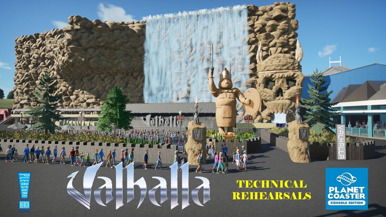 Valhalla reopens for technical rehearsals,Blackpool Pleasure Beach,Planet Coaster recreation