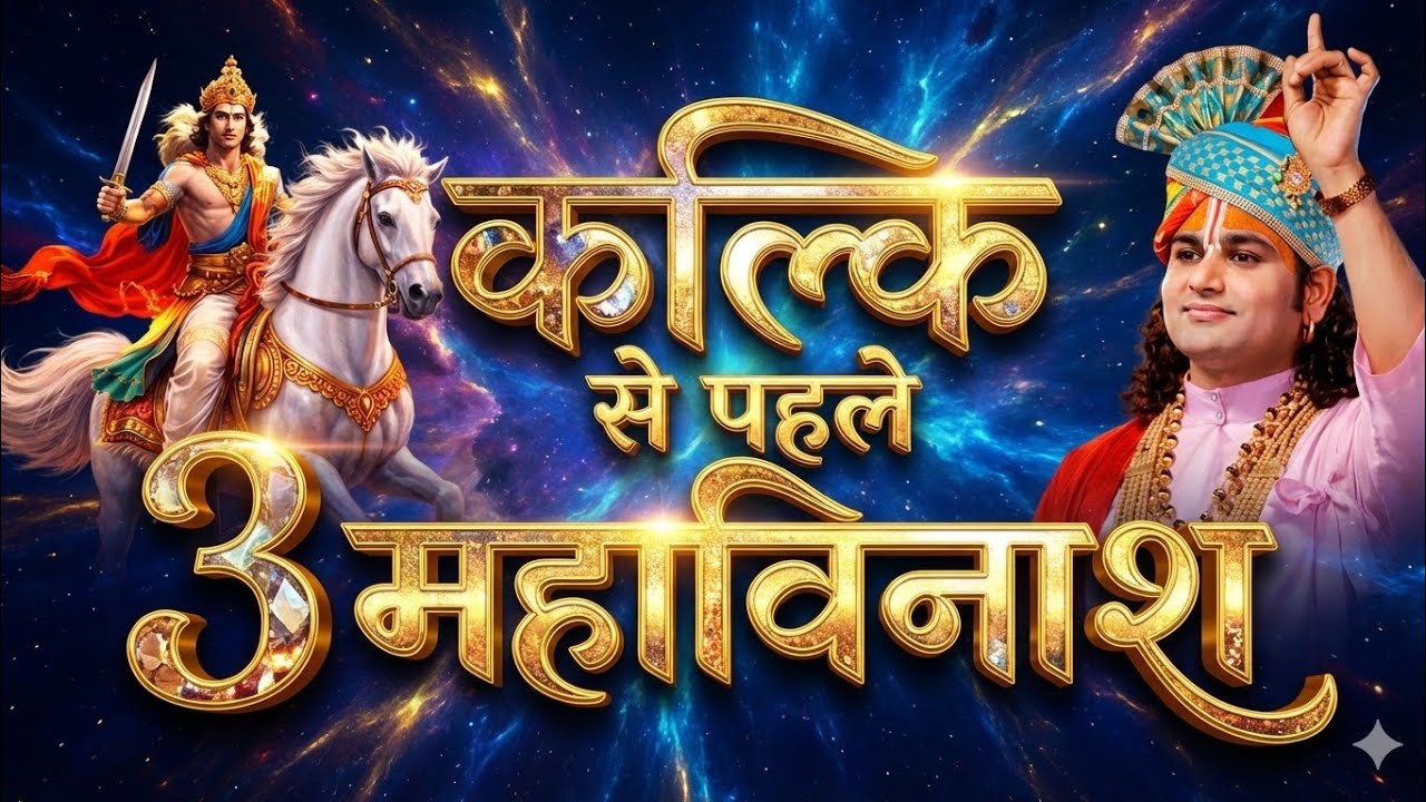 अगर ये 3 महाविनाश शुरू हो गए… तो कल्कि निश्चित हैं पुराणों की चेतावनी: ! Aniruddh Aacharya ! #katha 