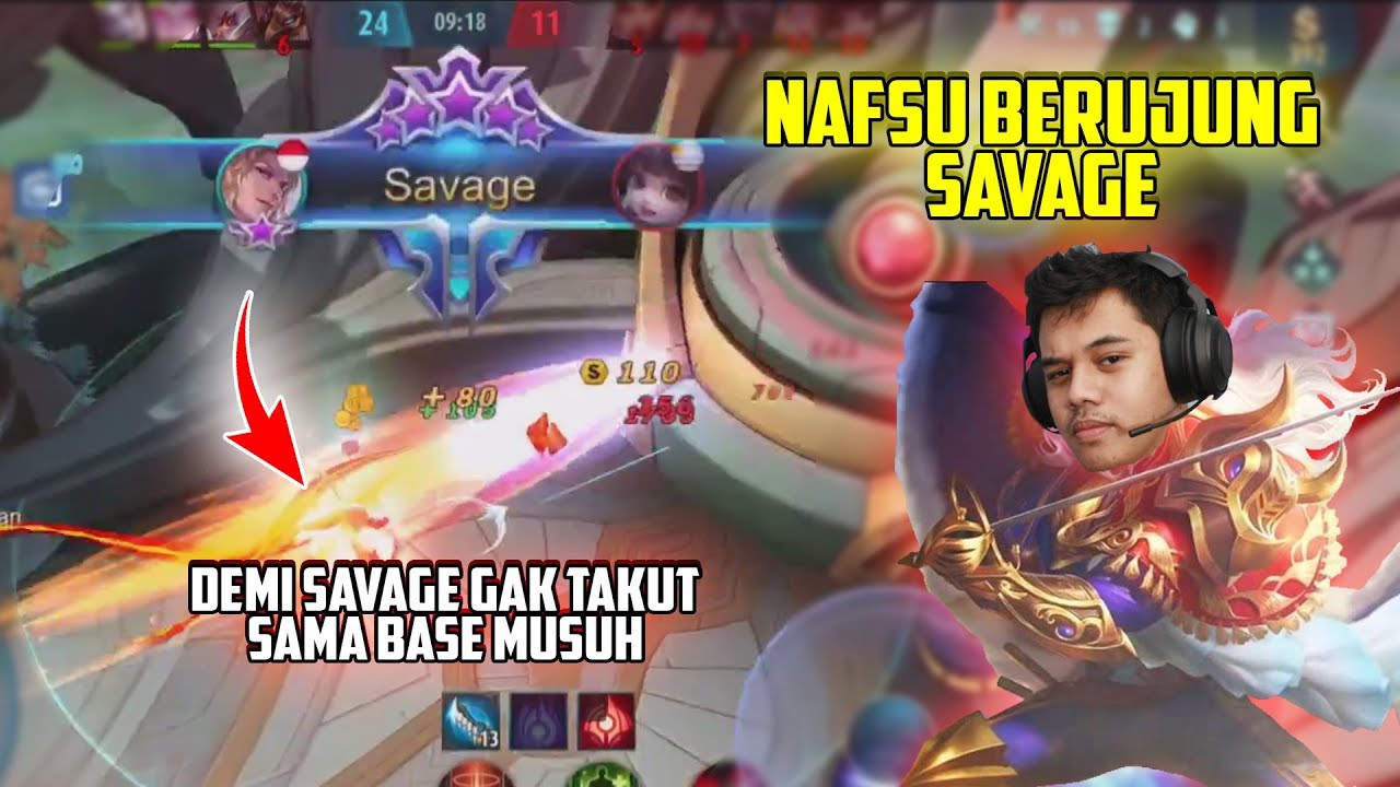 OURA PAKAI LANCELOT NGEJAR SAVAGE SAMPE BASE MUSUH!!!