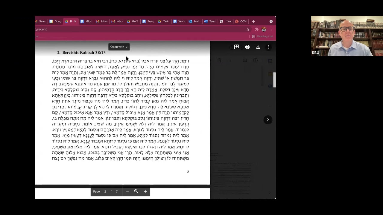 Learning from the Sages: Midrash on the Book of Genesis with Rabbi Barry Gelman