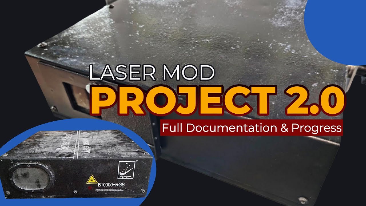 How I Converted an Old Laser into a 6W RGB ILDA-Enabled Unit (Mod Guide)