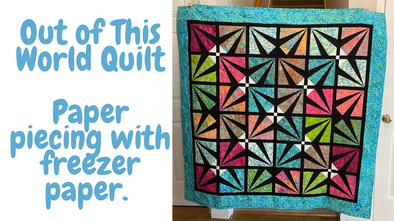 Paper Piecing the Easy Way with Freezer Paper.