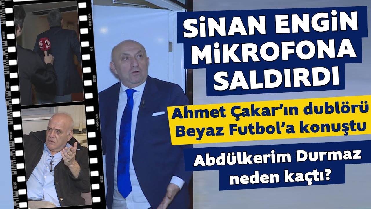 BEYAZ FUTBOL CANLI YAYIN ÖNÜ ORTALIK KARIŞTI