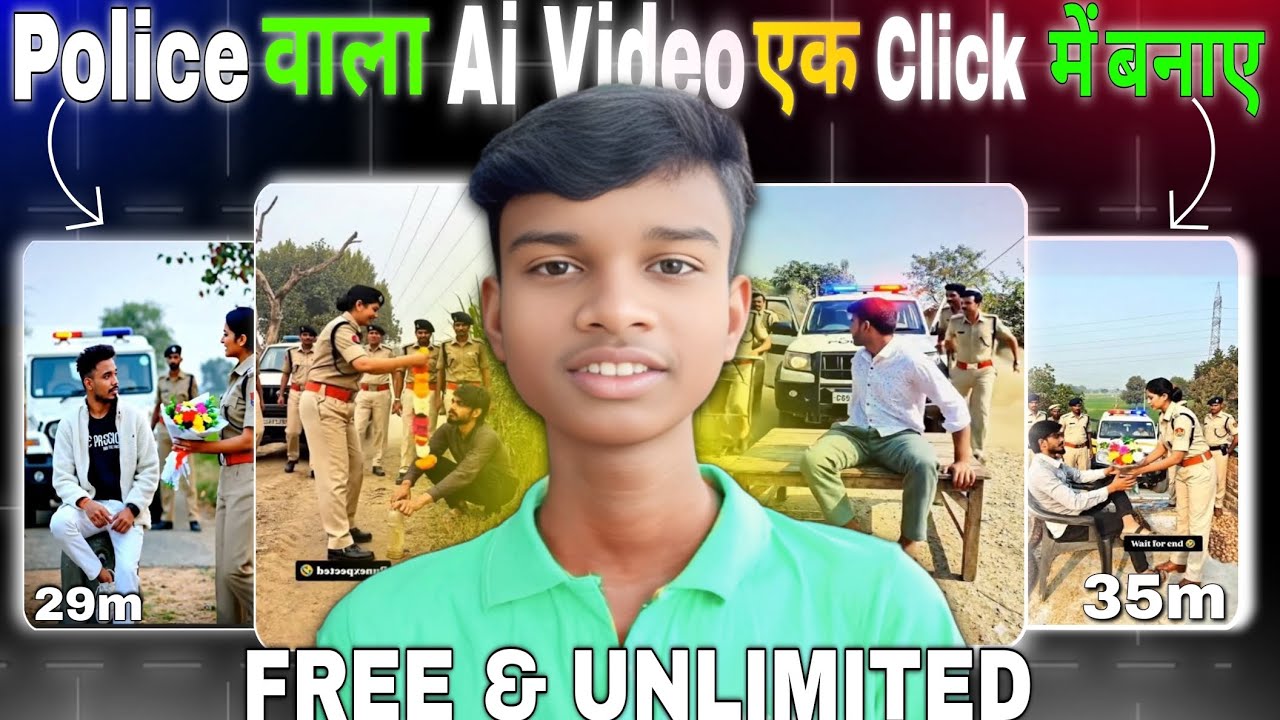 Police Pakadne Wala Ai Video Kaise Banaye | Police Arrest Ai Video Editing |Police Handshake Ai Edit