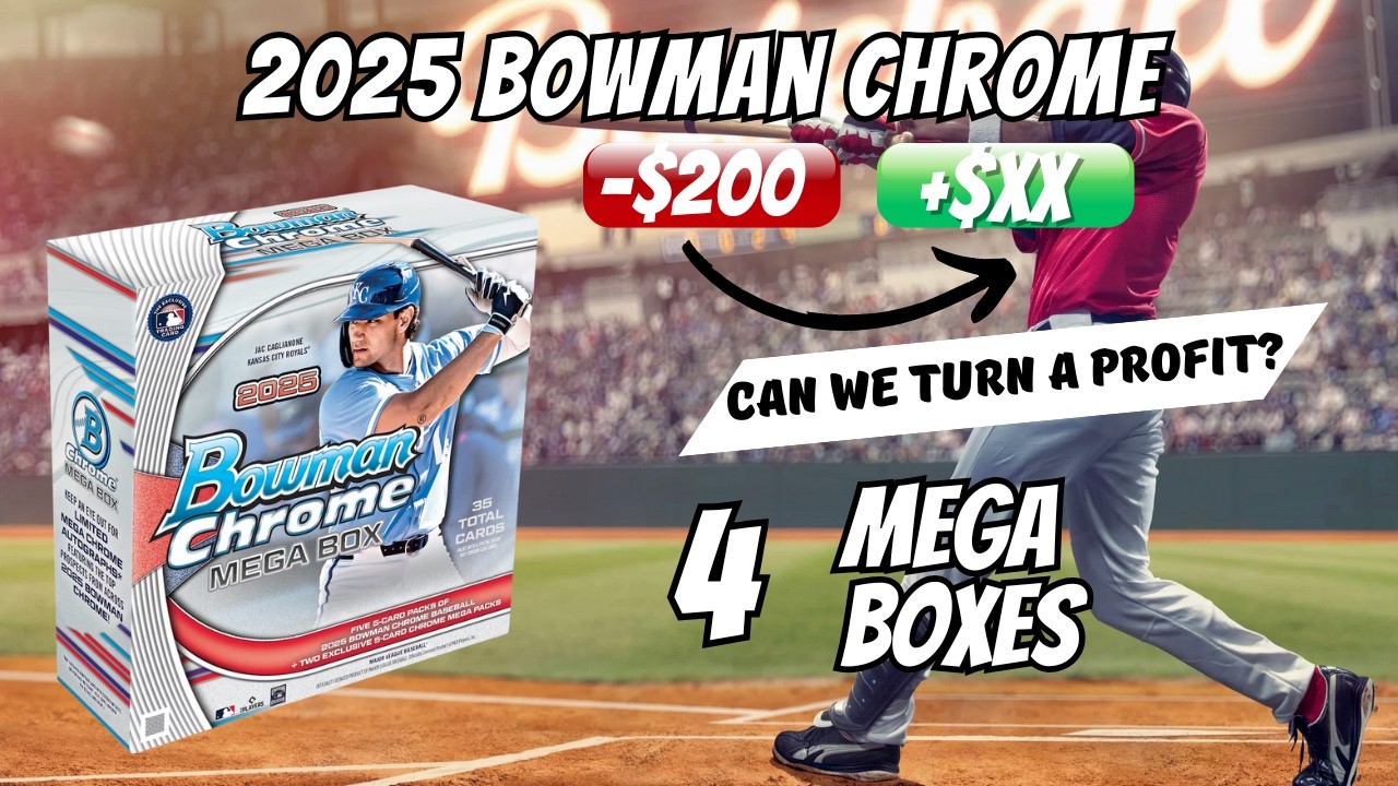INSANE RED MOJO ASCENSIONS /5 HIT! 🚨PROFIT CHALLENGE🚨 2025 BOWMAN CHROME BASEBALL MEGA BOX