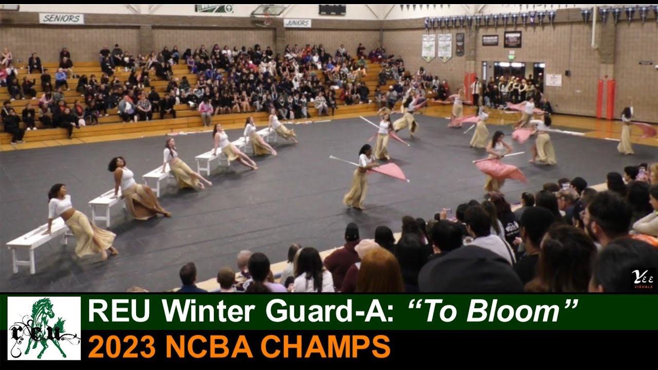 2023 REU Winter Guard-A at NCBA CHAMPS Rodriguez HS: 