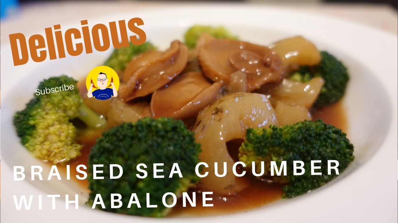 Тушеный морской огурец с морским ушком | Ресторанное блюдо за 15 минут | Cooking Ah Pa