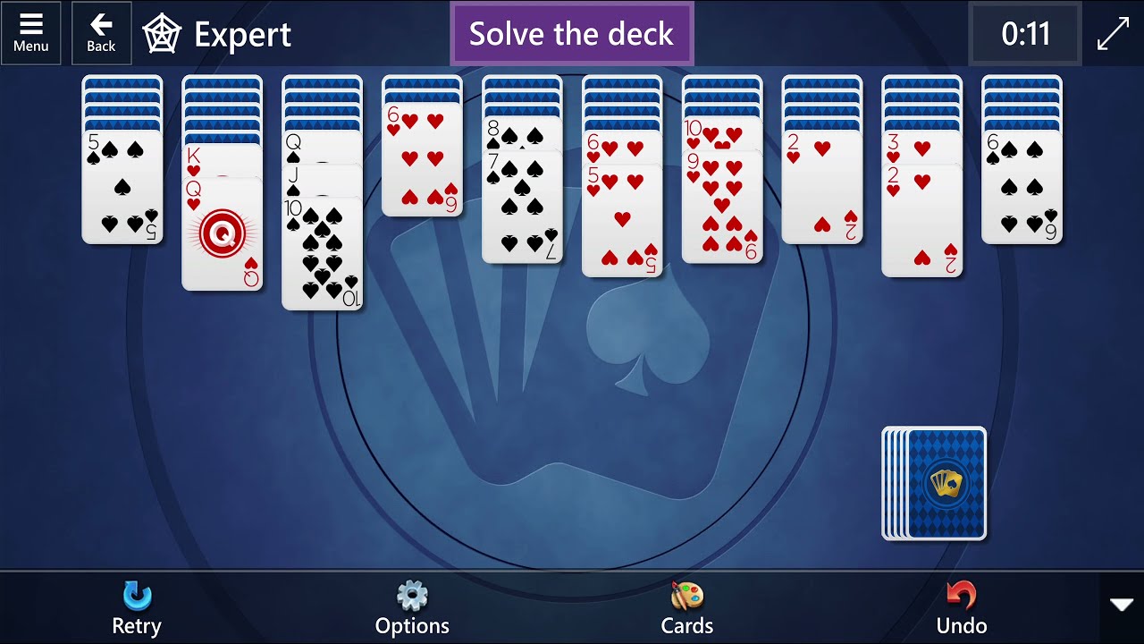 Microsoft Solitaire Collection: Spider - Expert - July 9, 2021